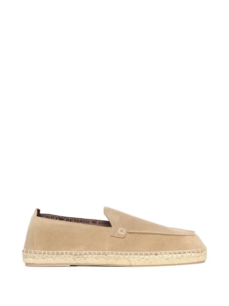 Espadrile Emporio Armani din piele de căprioară