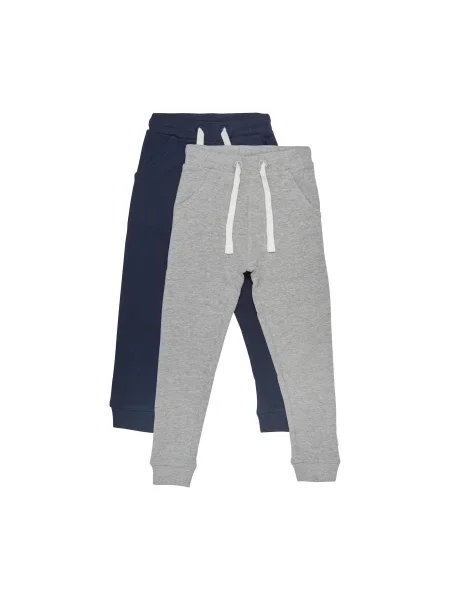 MINYMO Pantaloni albastru închis gri
