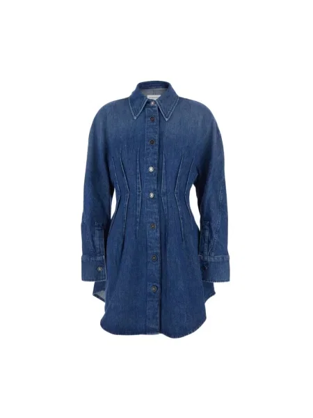 Sukienka koszulowa Givenchy niebieska