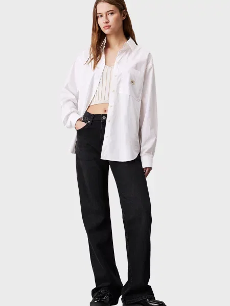 Джинси bootcut Calvin Klein Jeans чорні