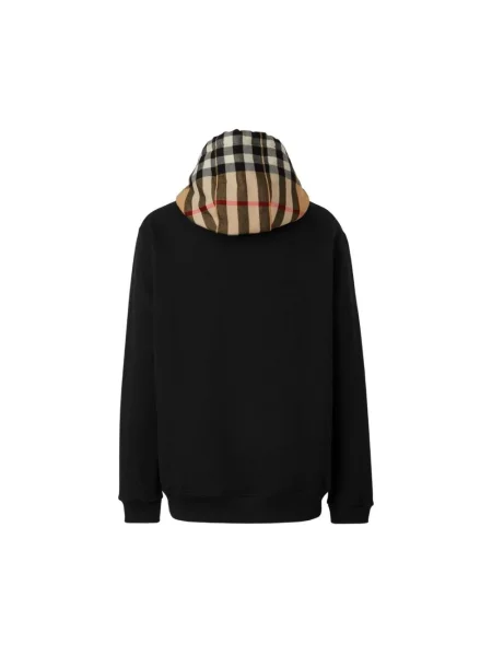Bluza z kapturem Burberry czarna