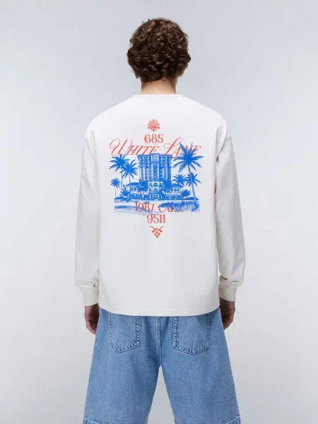 Лонгслив Napapijri белый