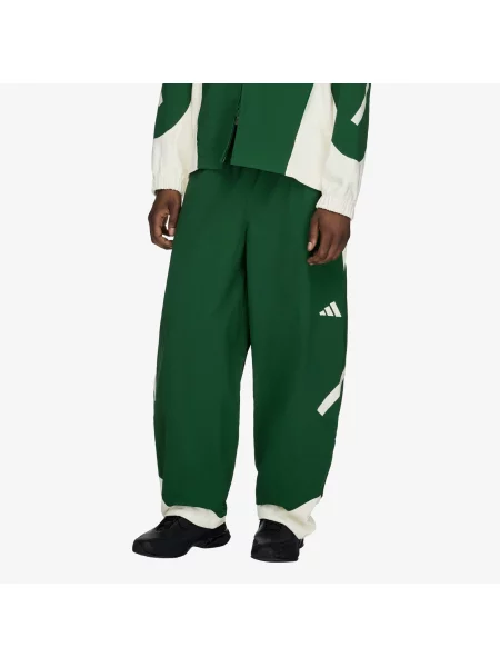Pantaloni adidas x Arte Antwerp Z.N.E. Mix Trackpant Amazon Green/ Off White M alb