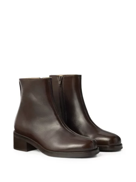 Cizme scurte Lemaire din piele maro