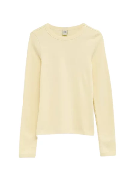 Lung tricou Flore Flore galben