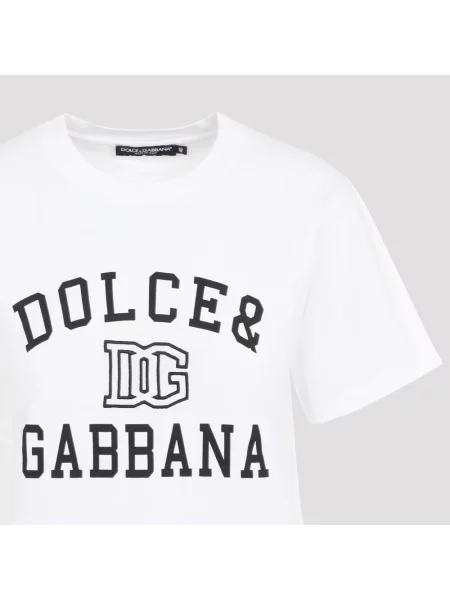 Koszulka Dolce And Gabbana z logo biała