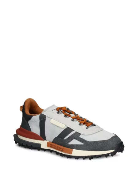 Fűzős csipkés sneaker Lacoste szürke