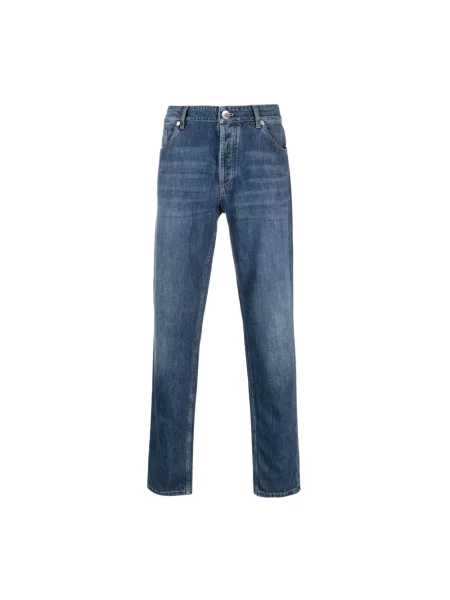 Jeansy Brunello Cucinelli niebieskie