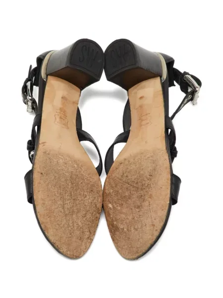 Sandale Stuart Weitzman cu cataramă negru