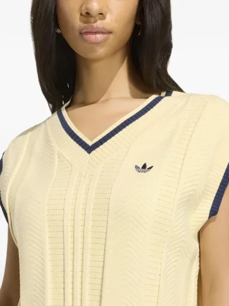 Vestă Adidas tricotate galben