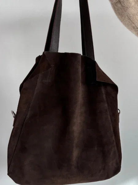 Shopper torbica Boto iz semiša rjava