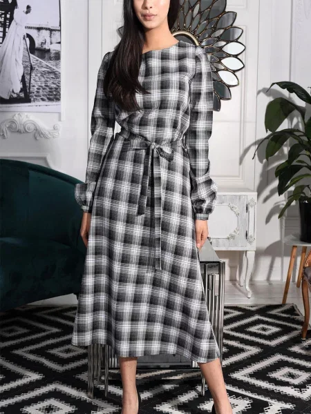 Сукня міді LadyLike чорний