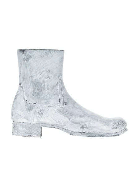 Buty do kostki Maison Margiela skórzane białe