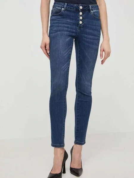 Morgan Blugi Bleumarin Skinny Fit albastru