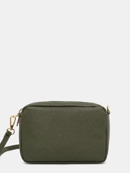 Answear.LAB geantă crossbody pentru femei din piele verde