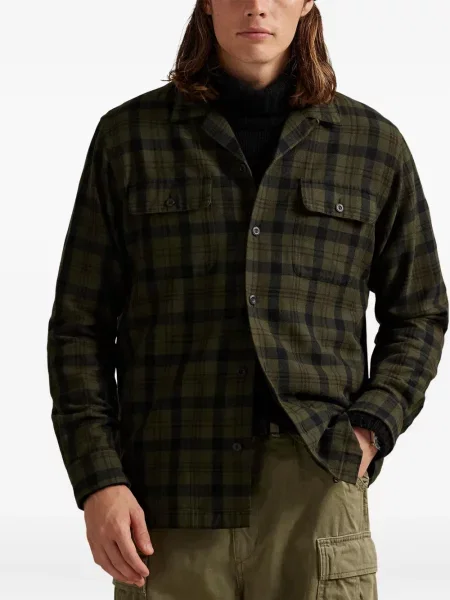 Μικρός κασκέτο Polo Ralph Lauren με χαμηλή μέση υφαίνω διαγωνίως πράσινο