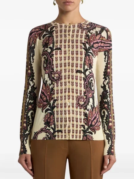 Cardigan Etro cu model paisley