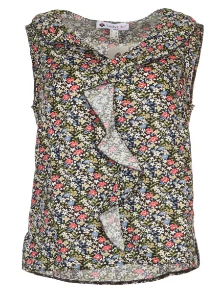 Блуза LadyLike текстиль чорний