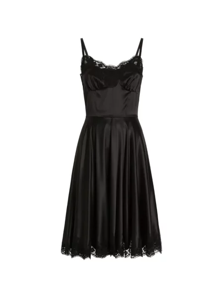 Rochie Dolce & Gabbana din satin negru
