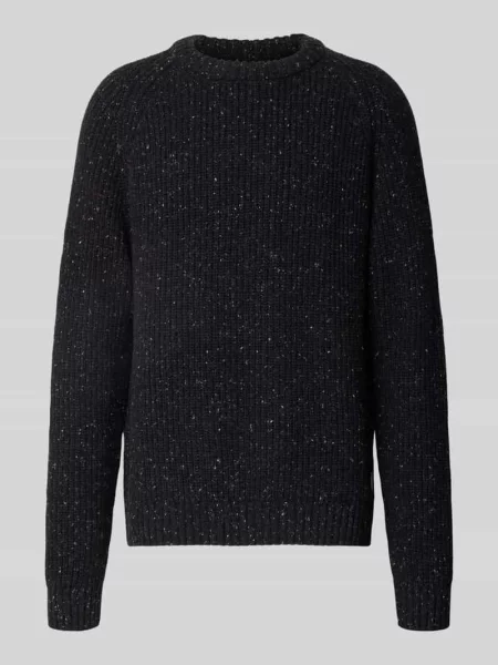 Sweter z raglanowymi rękawami model KIAANO' Armedangels czarny