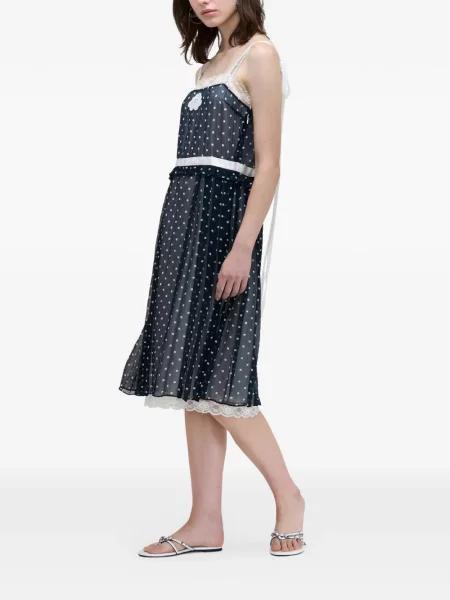 Rochie Marc Jacobs din șifon de costum albastru