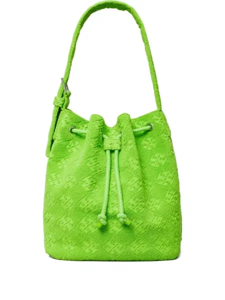 Geantă bucket Tory Burch verde