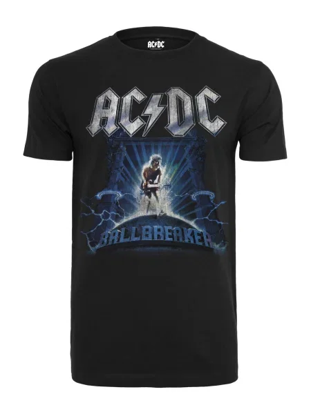 Mister Tee Tričko ACDC modrá / světle šedá černá