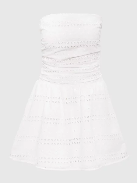 Сукня міні з вишивкою Faithfull біла