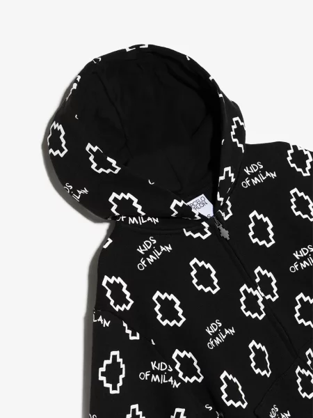 Bluza z kapturem dziecięca County Of Milan czarna