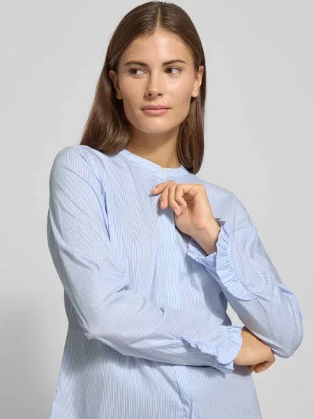 Bluzka o kroju regular fit z okrągłym dekoltem model ‘Mattie’ Mos Mosh