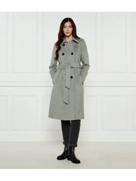 MAX&Co. De lână palton RUNAWAY gri