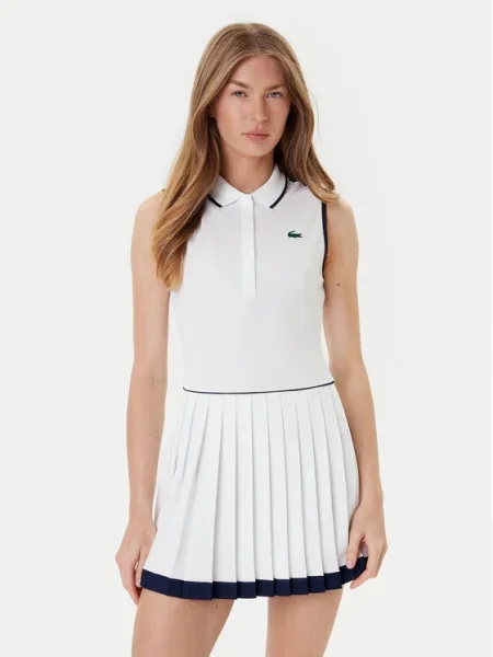 Lacoste Rochie tenis alb