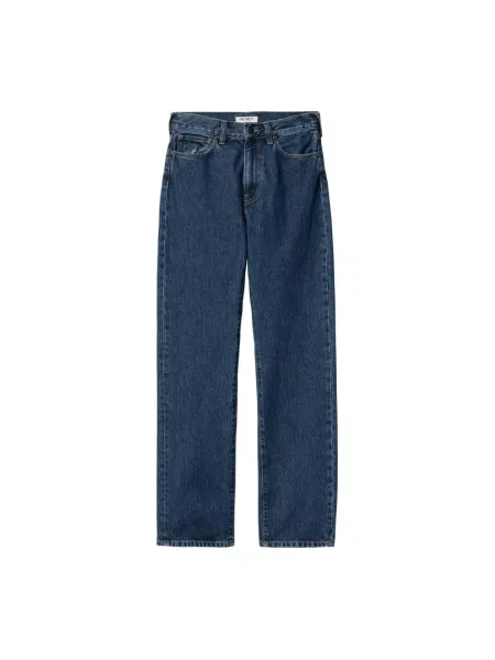 Carhartt WIP jeansy straight niebieskie