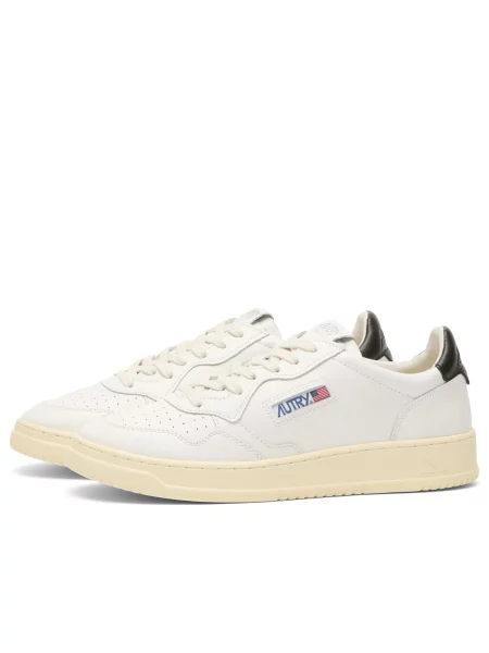 Sneakers Autry Medalist Low Man Leat/ Leat Wht/ Black EUR 42 białe