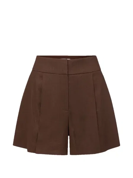 Pantaloni scurți Veronica Beard maro