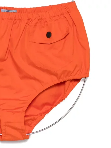 Pantaloni scurți Prada portocaliu