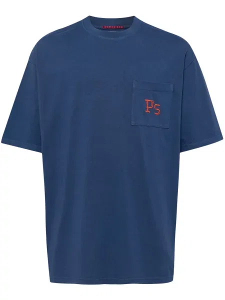 Tricou President's cu broderie albastru