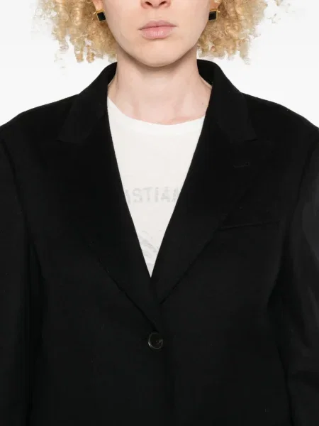 Palton Eraldo cu imagine cu model leopard negru