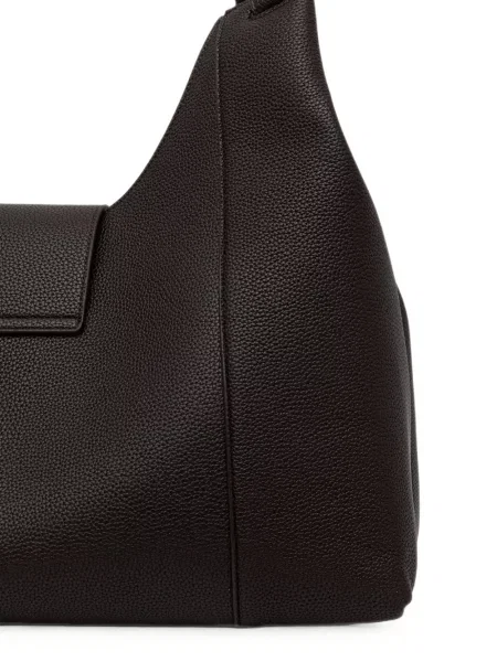 Geantă shopper Armani Exchange cu autograf maro