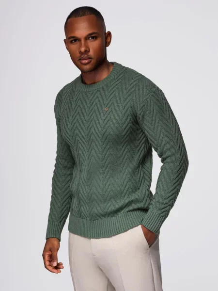 Cardigan Ombre tricotate de culoare solidă albastru