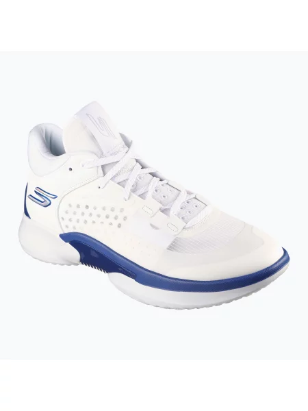 Buty do koszykówki SKECHERS SKX Resagrip white/blue białe
