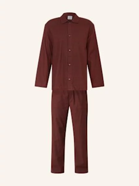Calvin Klein Piżama Z Flaneli rot czerwona