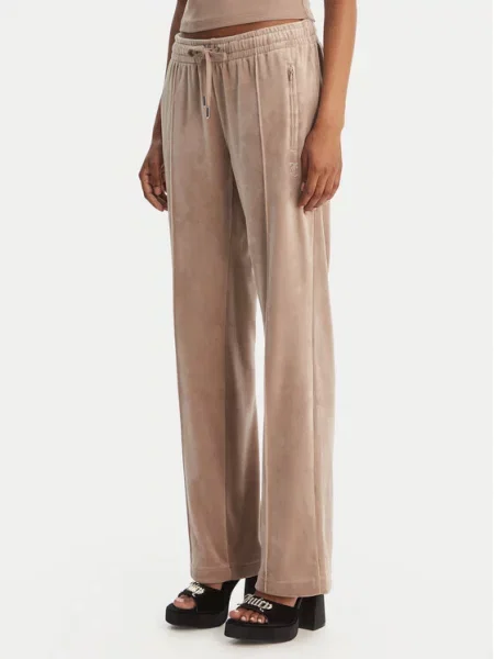 Juicy Couture Spodnji del trenirke Tina Straight Leg bež