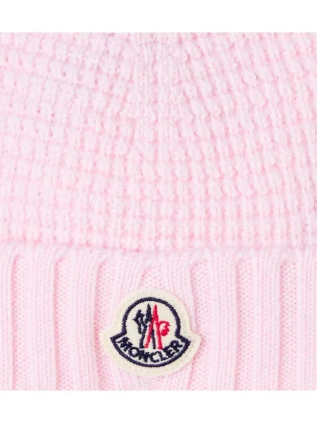 Gyerek sapka Moncler Enfant rózsaszín
