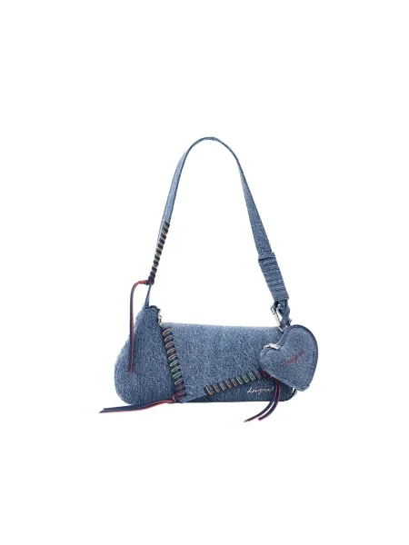 Crossbody torbica Desigual modra