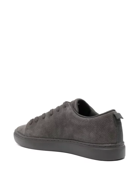 Sneakerși Paul Smith cu șireturi din nubuc gri