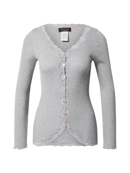 Rosemunde Pletena jopa svetlo siva