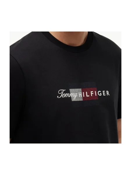 Póló Tommy Hilfiger fekete