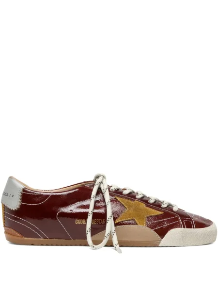 Sneakerși Golden Goose din piele roșu