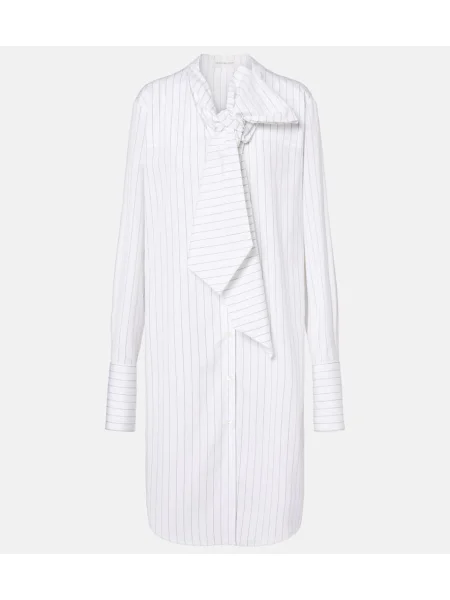 Sukienka Dries Van Noten w paski niebieska